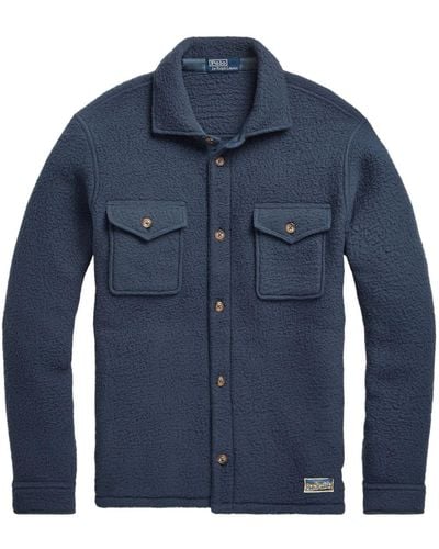 Polo Ralph Lauren パッチポケット シャツジャケット - ブルー