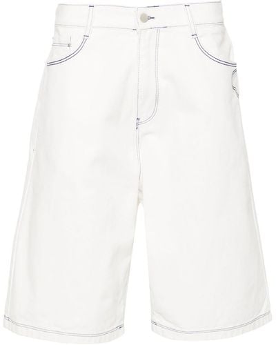 Arte' Silvain Heart Cotton Shorts - White