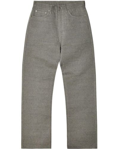 Maison Margiela Gerade Jeans mit hohem Bund - Grau