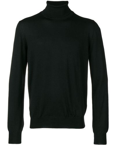 Barba Napoli Basic Sweater - Black