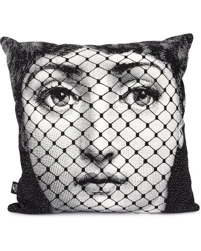 Fornasetti Burlesque photograph-print pillow - Noir