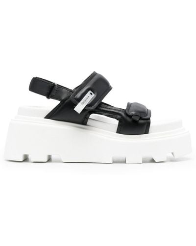 Premiata Touch-strap Padded Sandals - White