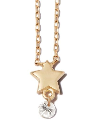 PERSÉE Star ダイヤモンド ネックレス 18kイエローゴールド - ホワイト