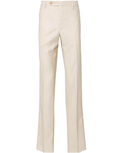 Rota Mid-rise Tailored Trousers - Natural