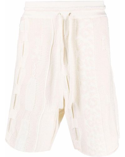 Laneus Pantalones cortos de punto - Blanco