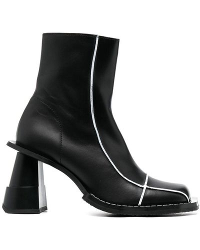 Henrik Vibskov Elle Driver 90mm Leather Boots - Black