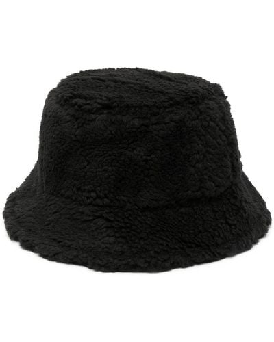 Stand Studio Wera Faux-fur Bucket Hat - Black