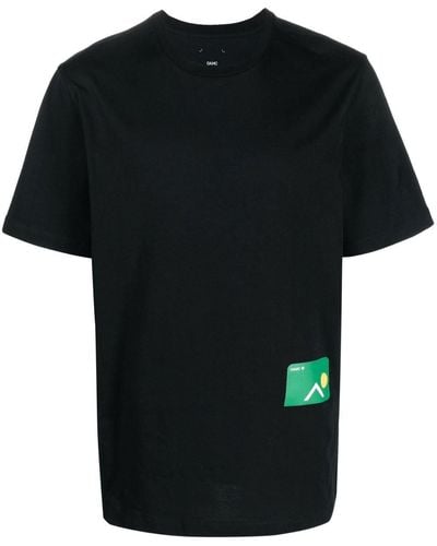 OAMC T-Shirt mit Foto-Print - Schwarz