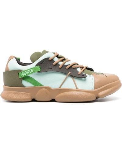 Camper Karst Paneled Sneakers - Green