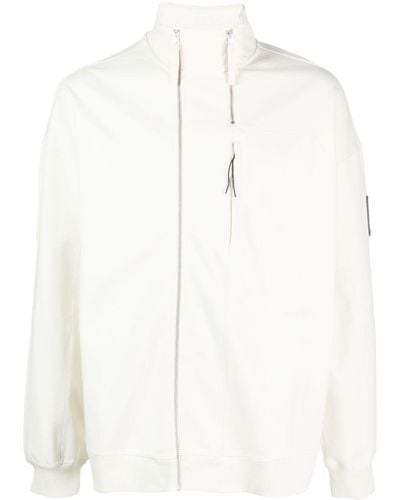 A_COLD_WALL* Sweatshirt mit doppeltem Reißverschluss - Weiß