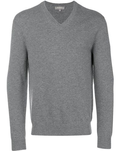 N.Peal Cashmere Cashmere Sweater - Gray