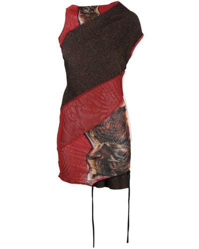 OTTOLINGER Asymmetrische Mini-jurk - Rood