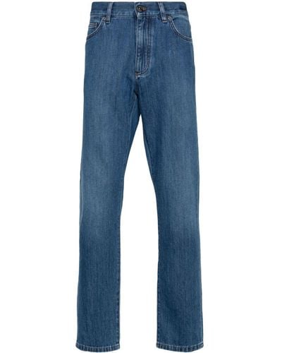 Zegna City Slim-Fit-Jeans - Blau
