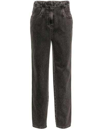 IRO Gretta Tapered-leg Jeans - Gray