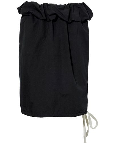 Proenza Schouler Hayley Ruffle-trim Skirt - Black