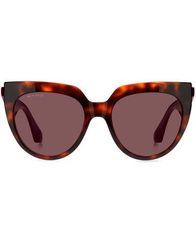 Etro Tailoring Cat-Eye-Sonnenbrille - Braun
