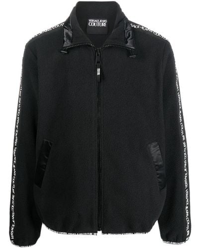 Versace Jeans Couture Logo-print Track Jacket - Black