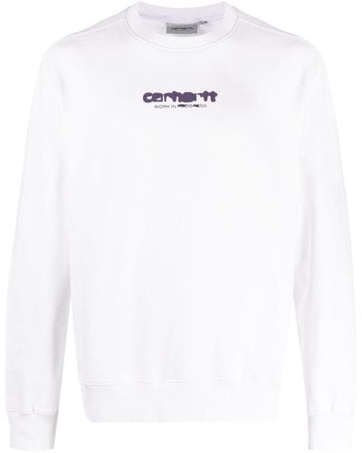Carhartt Ink Bleed Sweatshirt - Weiß
