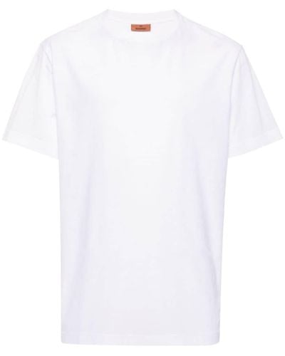 Missoni Manica Corta Cotton T-shirt - White