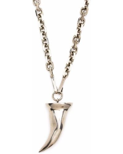 Givenchy Metallic Tooth-charm Necklace
