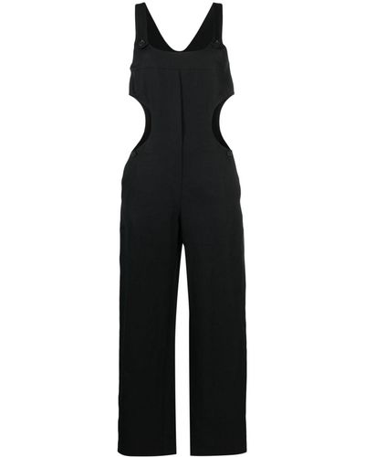 Tela Cut-out Detail Sleeveless Jumpsuit - Black