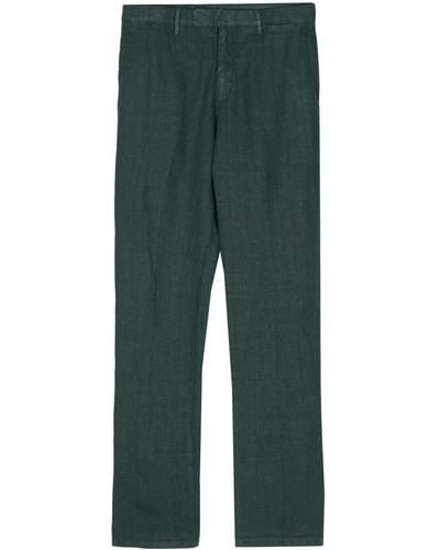 Boglioli Pantalones ajustados con cinturilla elástica - Verde