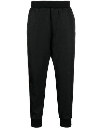 DSquared² Pantalon de jogging à logo brodé - Noir