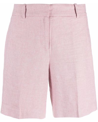 MICHAEL Michael Kors Cotton Tailored Shorts - Pink