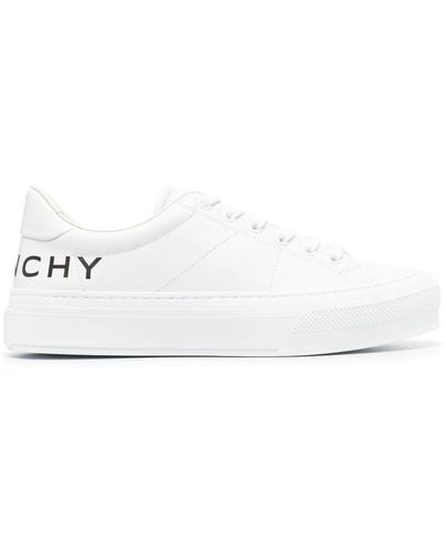 Givenchy City Sport Leather Sneakers - White