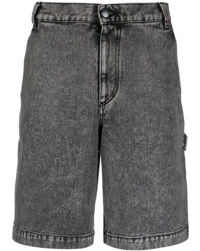 A_COLD_WALL* Ausgeblichene Jeans-Shorts - Grau