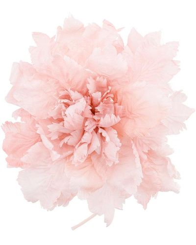 Ann Demeulemeester Broche con flor grande - Rosa