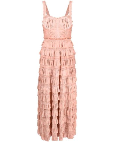 Ulla Johnson Camille Ruffled Gown - Pink