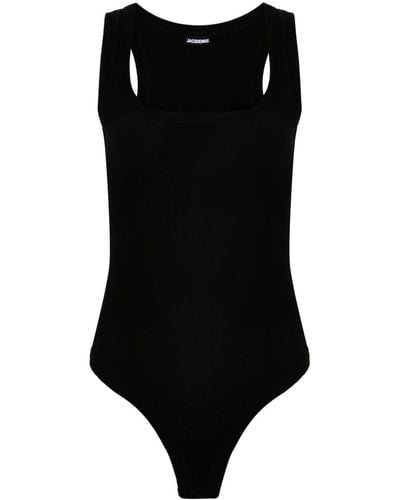 Jacquemus Body Le Body Gros Grain - Negro