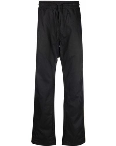 Just Don Side Stripe Track Trousers - Black