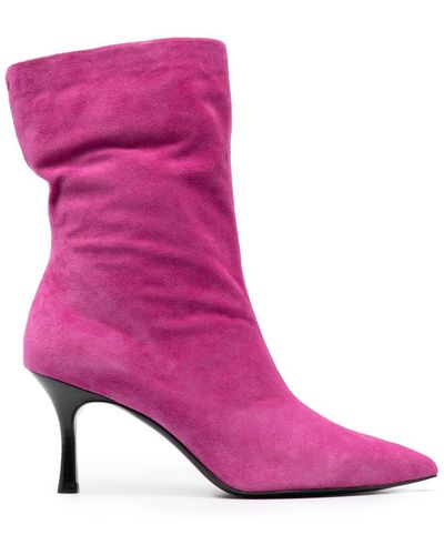 Rag & Bone Brea Stiefel aus Wildleder 70mm - Pink