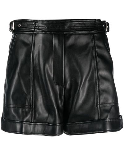 Jonathan Simkhai Pantalones cortos con cierre de hebilla - Negro