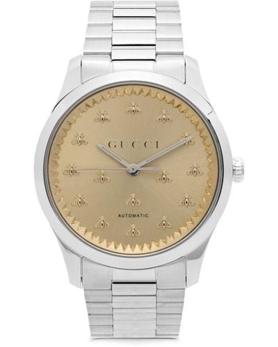 Gucci G-タイムレス 42mm 腕時計 - ホワイト