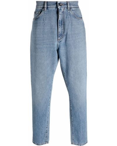 Dolce & Gabbana Tapered-leg Jeans - Blue