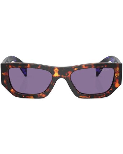 Prada Sonnenbrille in Schildpattoptik - Lila