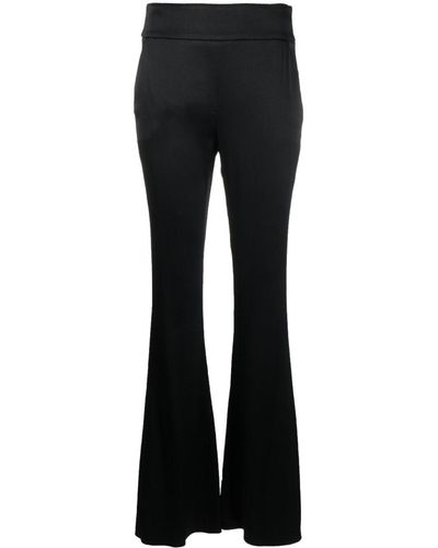 Genny High-waisted Flared Pants - Blue