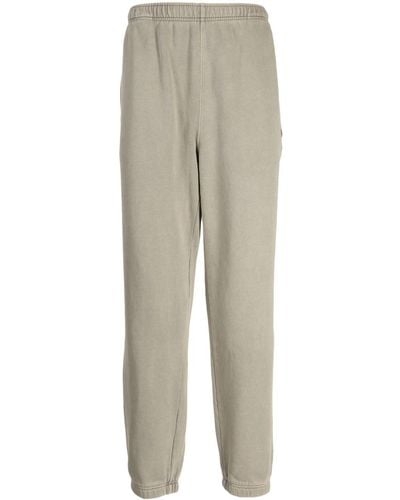 Lacoste Tapered Cotton Track Trousers - Natural