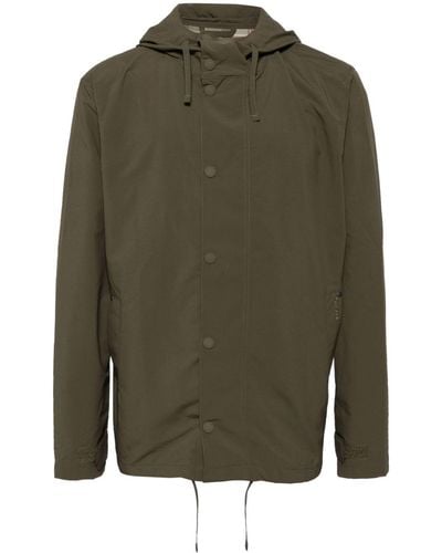 Barbour Logo-embroidered Hooded Jacket - Green