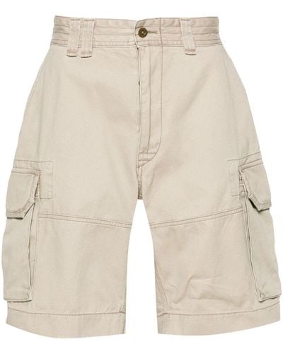 Polo Ralph Lauren Gellar Cotton Cargo Shorts - Natural