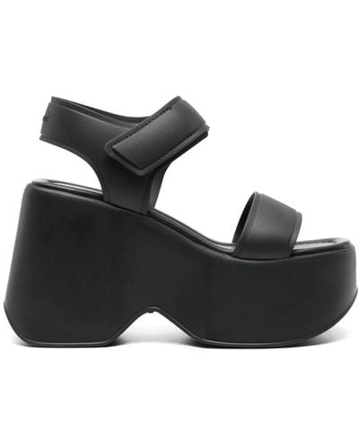 Vic Matié Rubby Platform-wedge Sandals - Black