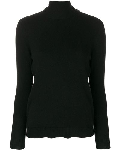 Cashmere In Love Cashmere Vera Bow Tie Sweater - Black