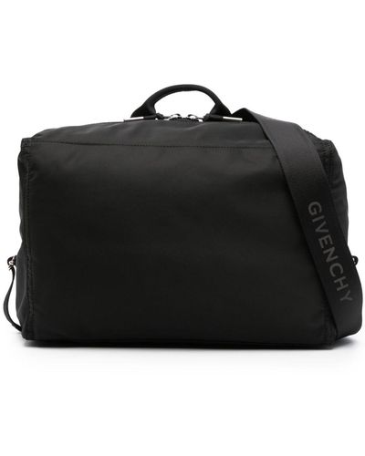 Givenchy Bolso de viaje con logo estampado - Negro