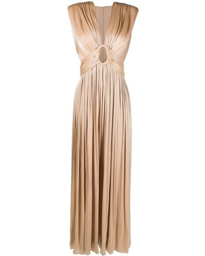 Costarellos Long Dress - Brown