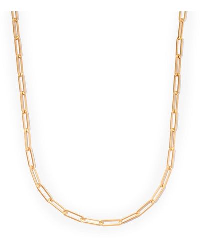 Otiumberg Vergoldete Halskette - Weiß