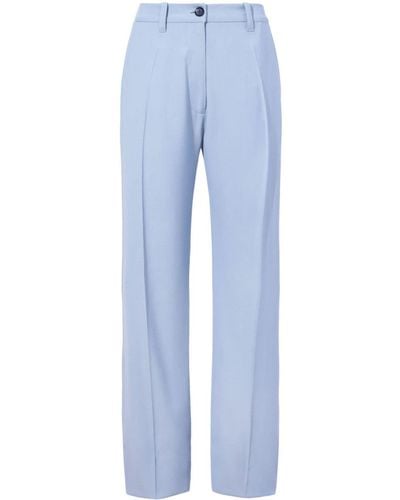 Proenza Schouler Pantalon à coupe droite - Bleu
