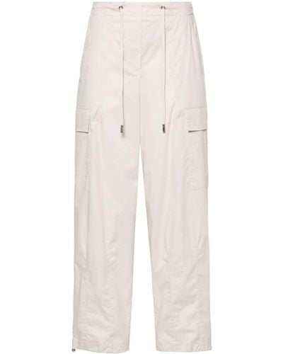 Peserico Textured Cargo Trousers - White